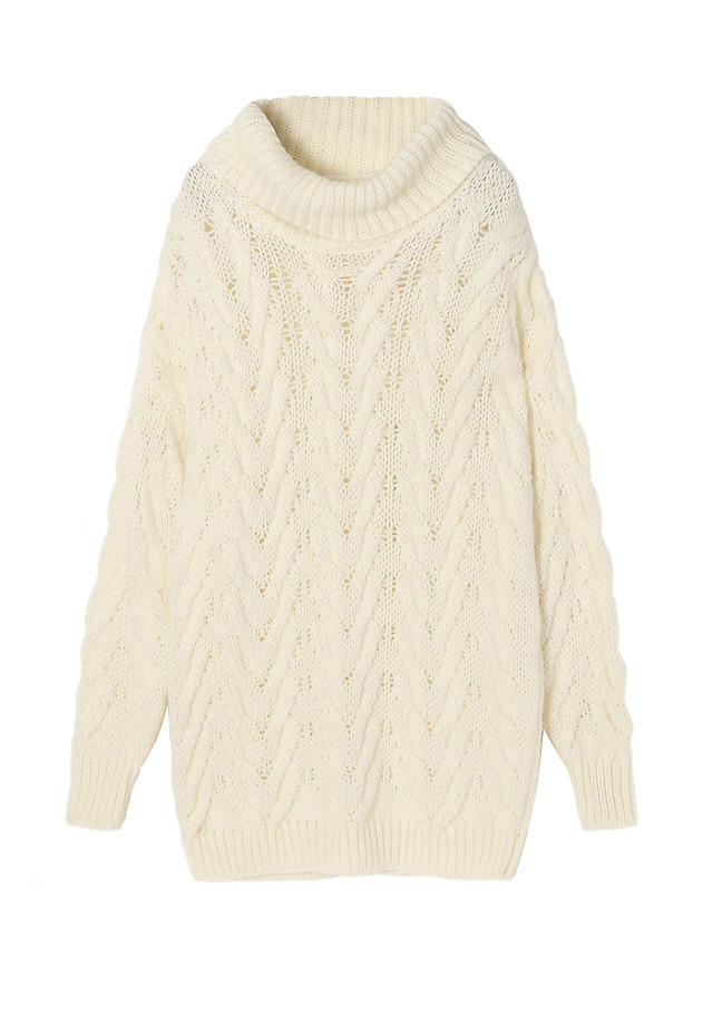 LADIES' RELAXED SWEATER WITH TURTLENECK JUNIS LADIES' RELAXED SWEATER WITH TURTLENECK JUNIS ECRU 5