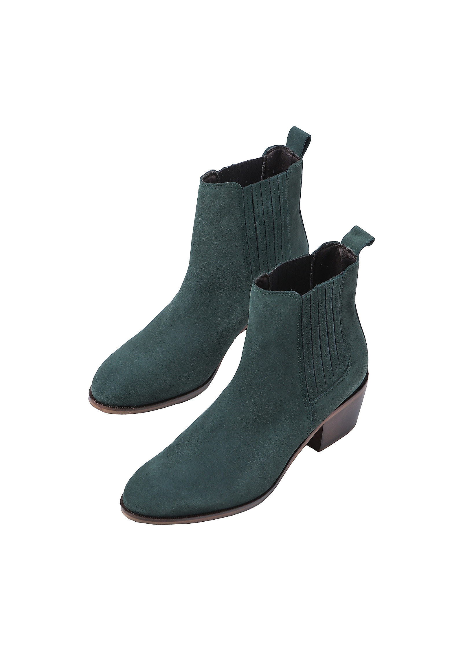 ZAMSZOWE BUTY DAMSKIE UNITO ZAMSZOWE BUTY DAMSKIE UNITO ZIELONY 90259