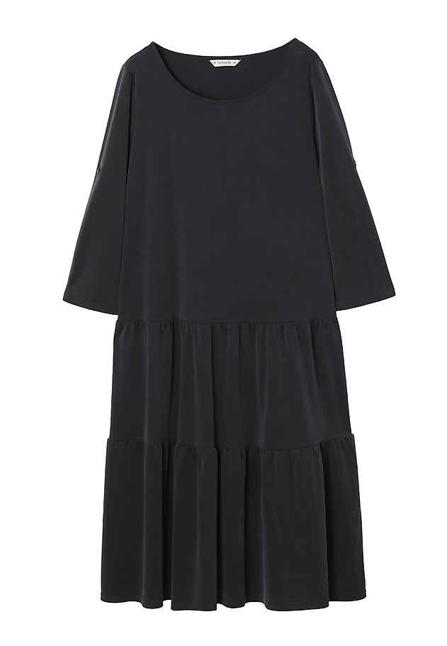 SHORT DRESS WITH A FRILL RIKSONA SHORT DRESS WITH A FRILL RIKSONA BLACK 6