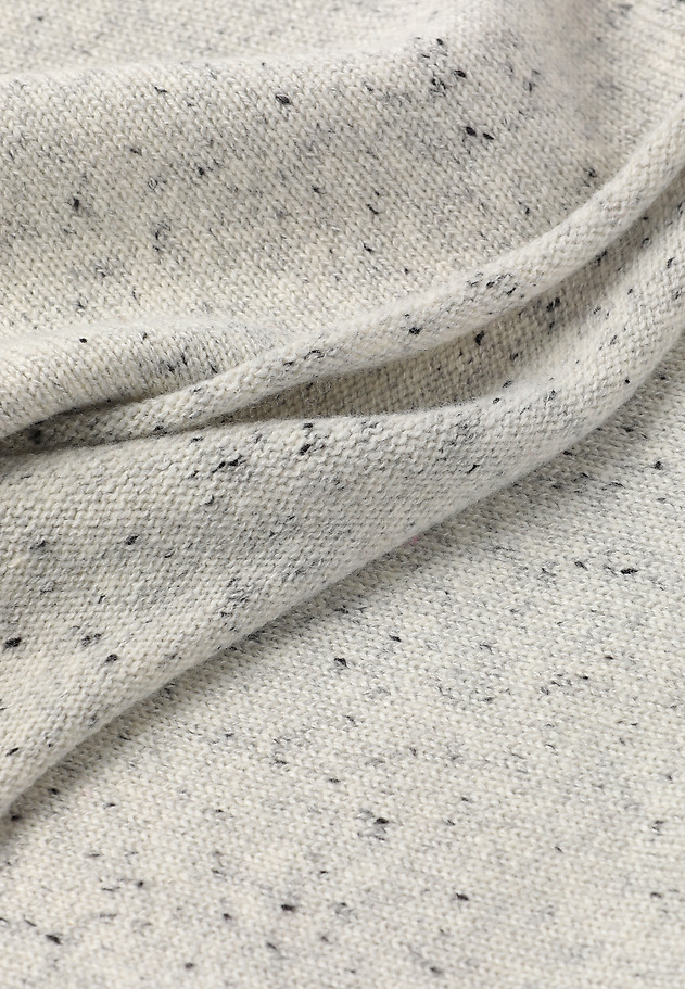 WOOL AND CASHMERE WRAP SCARF - ADERAW WOOL AND CASHMERE WRAP SCARF - ADERAW GREY 2
