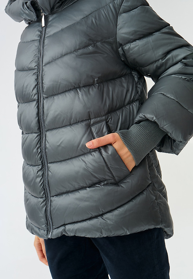 LADIES’ PADDED JACKET WITH HOOD EMIKIA LADIES’ PADDED JACKET WITH HOOD EMIKIA GREY 5