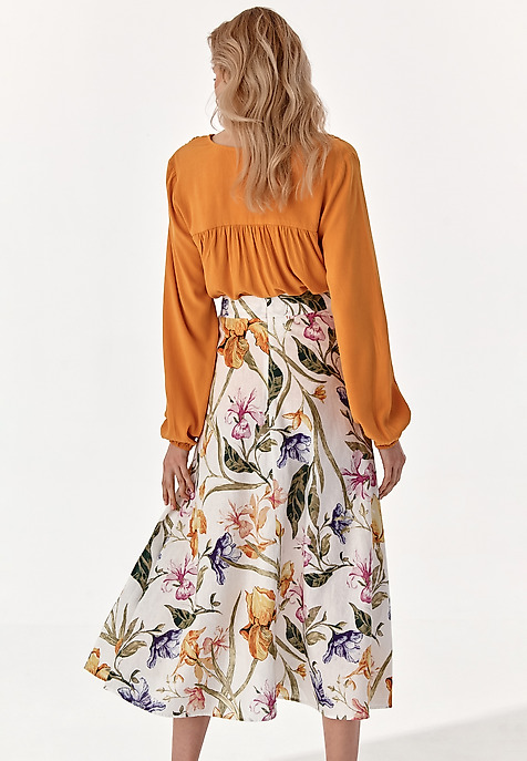 FLARED FLORAL SKIRT RONA MULTICOLOR 2