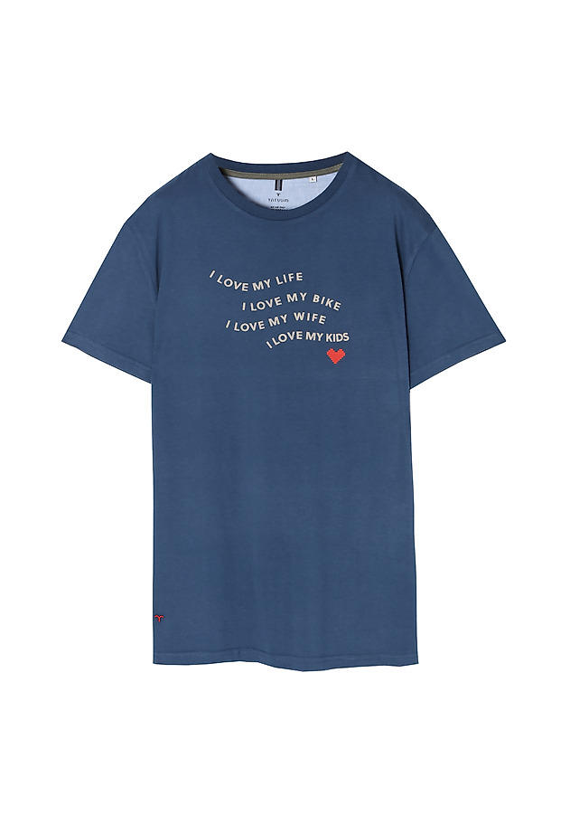 T-SHIRT MĘSKI Z BAWEŁNY MIKIN 6 T-SHIRT MĘSKI Z BAWEŁNY MIKIN 6 NIEBIESKI 4