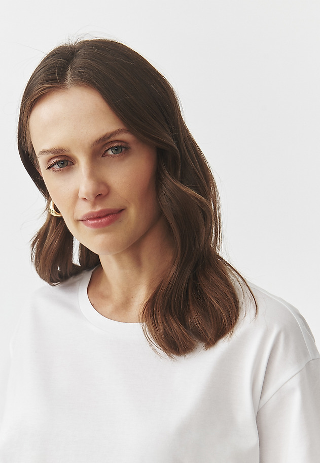 OVERSIZE COTTON T-SHIRT — CARLA OVERSIZE COTTON T-SHIRT — CARLA BIAŁY 6