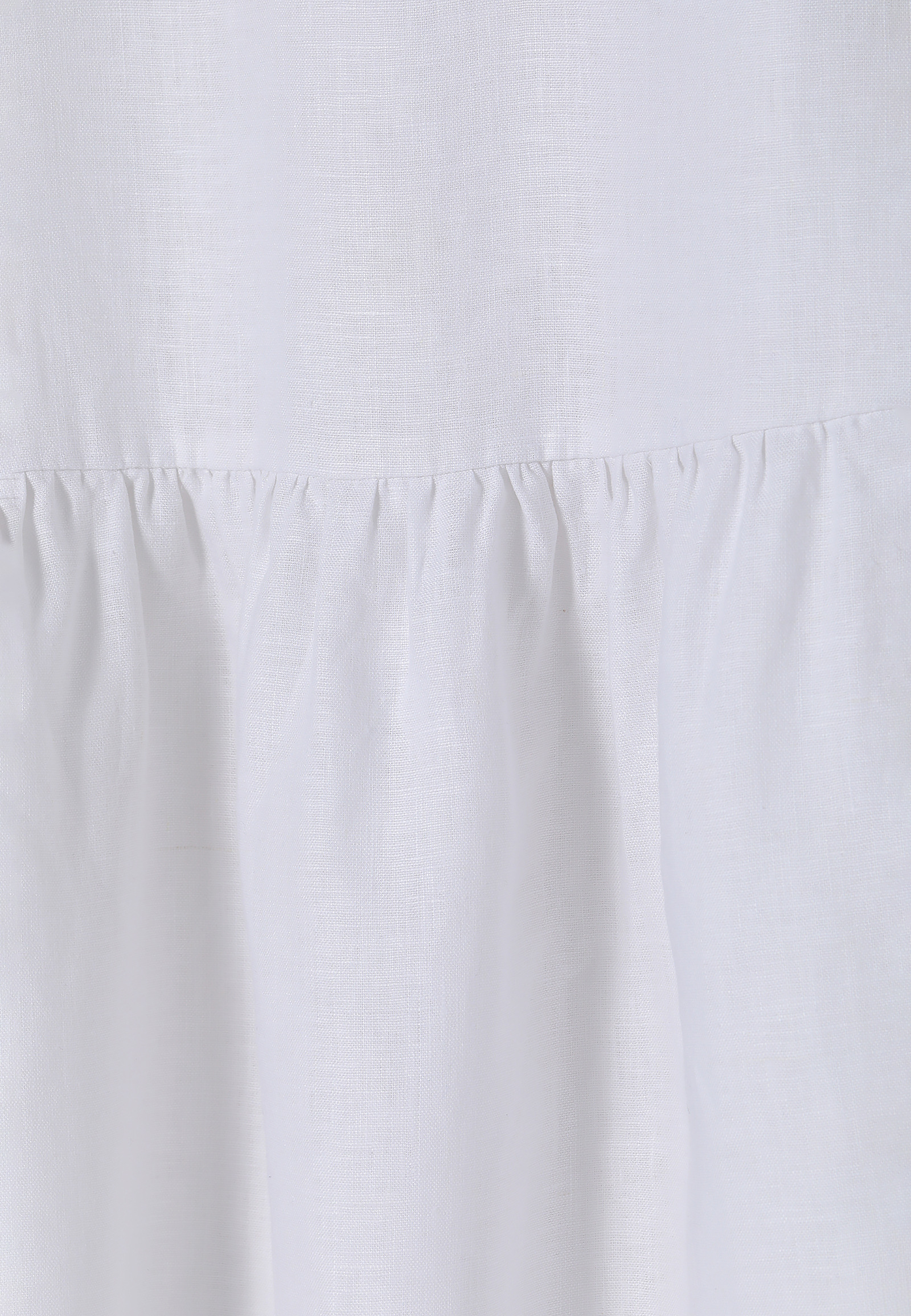 ROCHIE DE IN CU VOLĂNAȘE SENCO ROCHIE DE IN CU VOLĂNAȘE SENCO ALB 88434