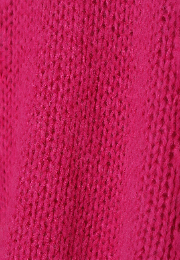 LOOSE SWEATER WITH VISIBLE WEAVE BAJANA LOOSE SWEATER WITH VISIBLE WEAVE BAJANA RÓŻOWY 10
