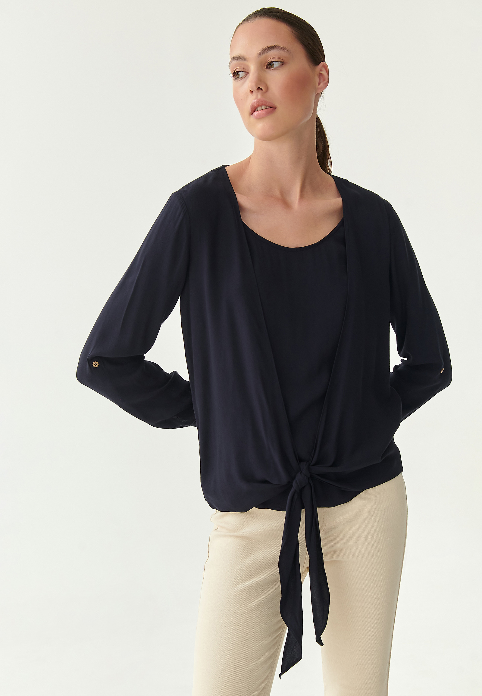 ŽENSKA BLUZA ORA ŽENSKA BLUZA ORA TEMNO MODRA 84783