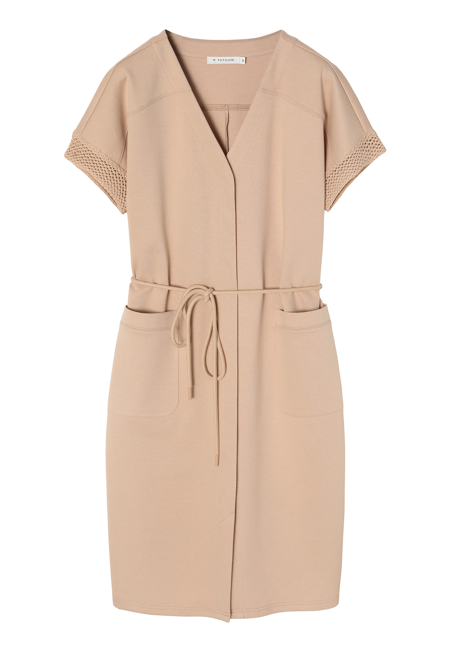 LADIES’ DRESS WITH DECORATIVE CUFFS - COLLIN