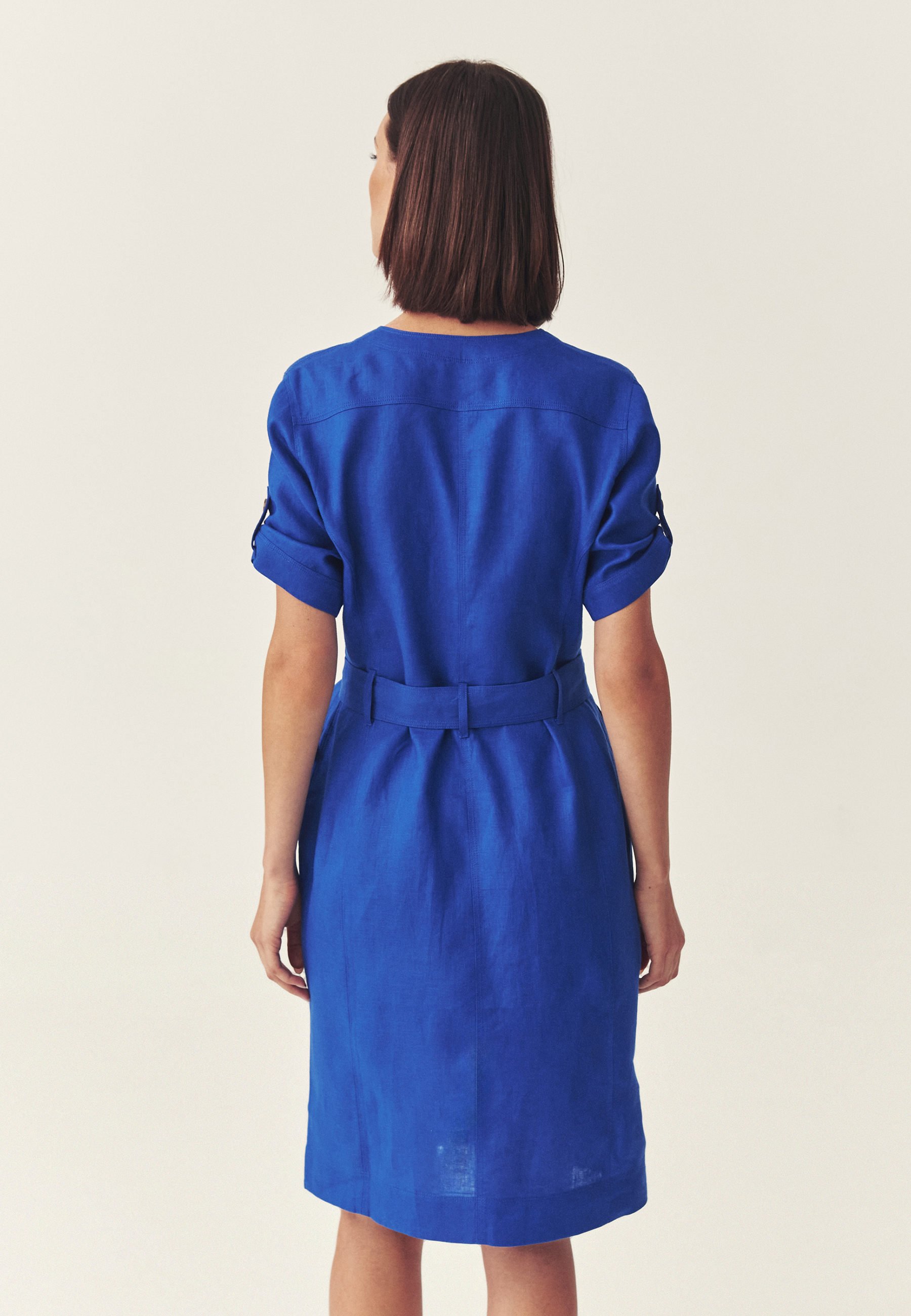 LNĚNÉ KOŠILOVÉ ŠATY – SOFORIA