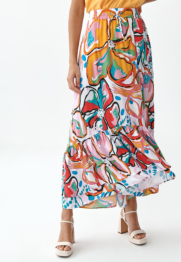 MAXI SKIRT LOWIKO MAXI SKIRT LOWIKO MULTIKOLOR 3