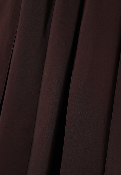 EFEKTOWNA SPÓDNICA Z PASKIEM W TALII - TAFTANI CZERWONY 2