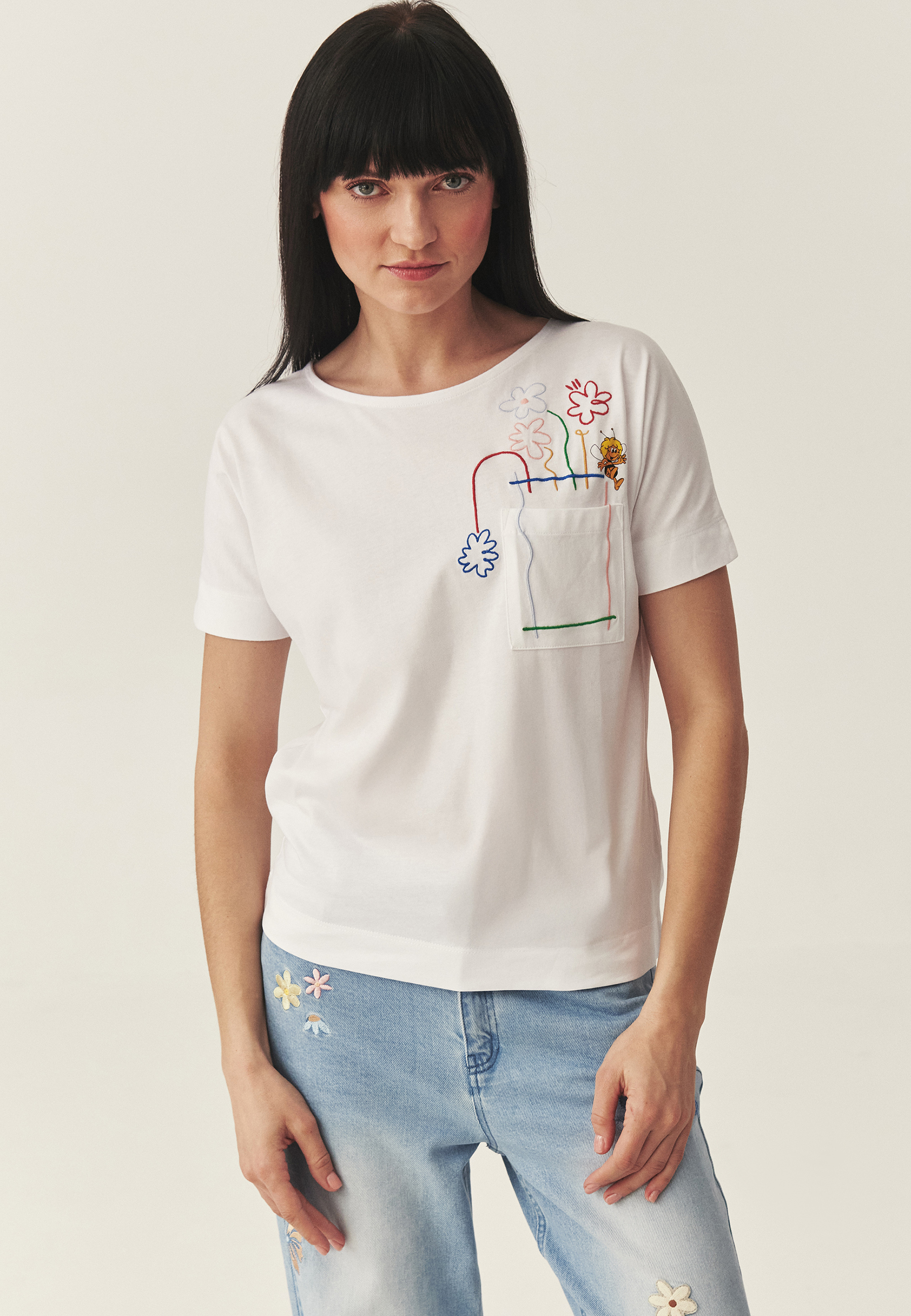 BAVLNENÉ TRIČKO S VRECKOM – LALISO