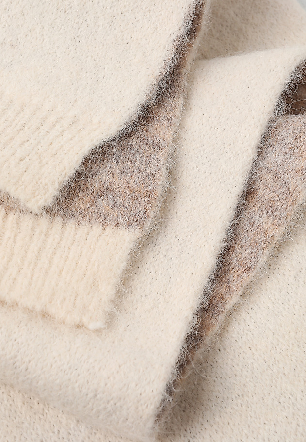 SCARF WITH WOOL BLEND - DOVLON SCARF WITH WOOL BLEND - DOVLON BEIGE 3