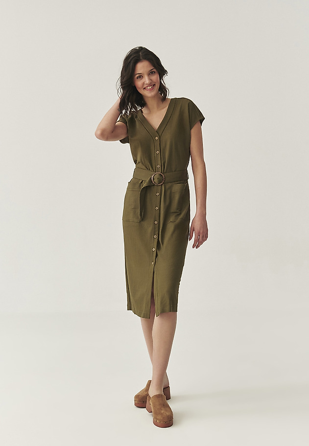 VISCOSE SCHMISSERIE - WANKA VISCOSE SCHMISSERIE - WANKA KHAKI 6