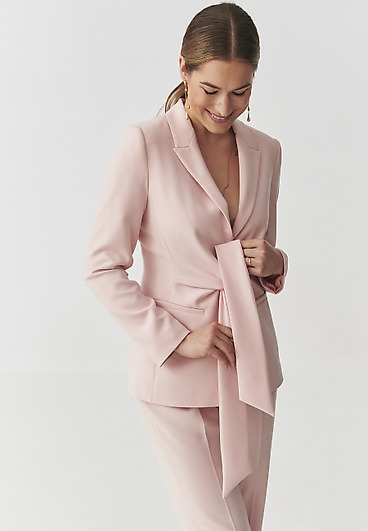 PASTEL BLAZER WITH TIE — KOALA 2 PASTEL BLAZER WITH TIE — KOALA 2