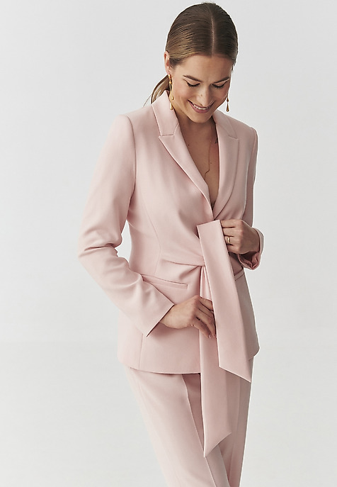 PASTEL BLAZER WITH TIE — KOALA 2 PASTEL BLAZER WITH TIE — KOALA 2