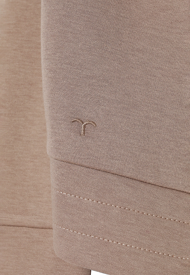 LADIES’ SWEATSHIRT WITH WATER NECKLINE - SILVANA LADIES’ SWEATSHIRT WITH WATER NECKLINE - SILVANA BEŻOWY 9