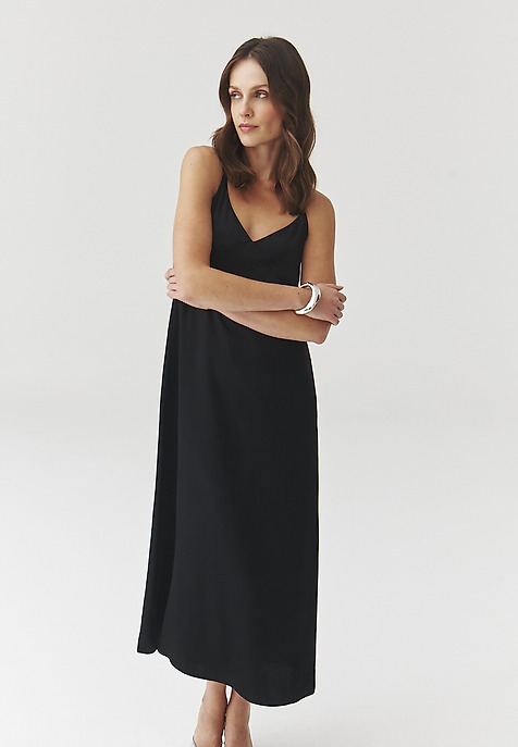 SATIN MIDI RUHA — MEI FEKETE 2