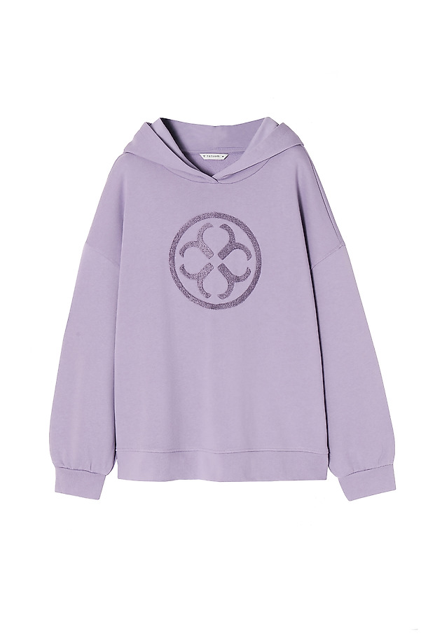 LADIES' HOODIE PONA LADIES' HOODIE PONA FIOLETOWY 4