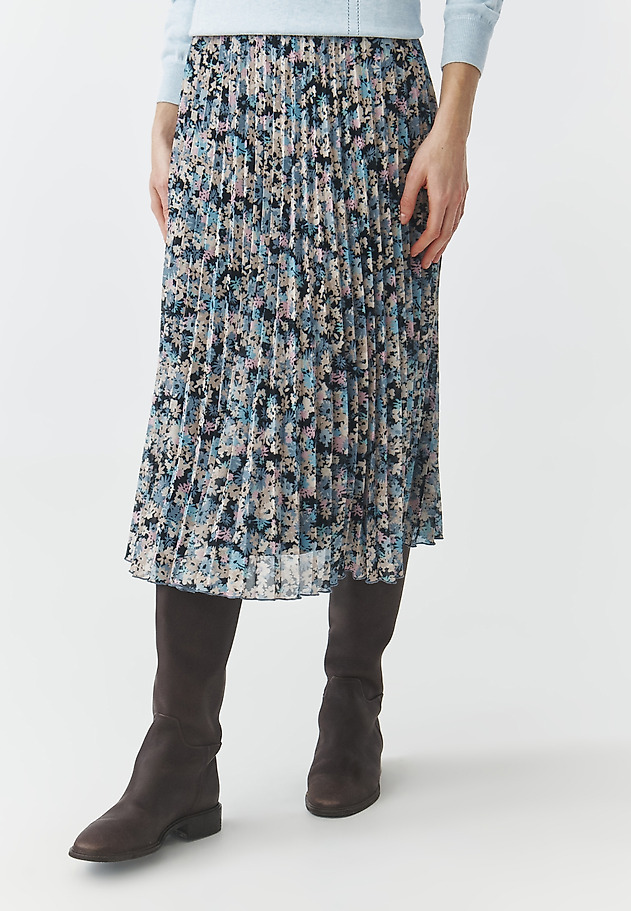 FUSTĂ PLISATĂ, CU IMPRIMEU FLORAL — BARINKA FUSTĂ PLISATĂ, CU IMPRIMEU FLORAL — BARINKA MULTICOLOR 3