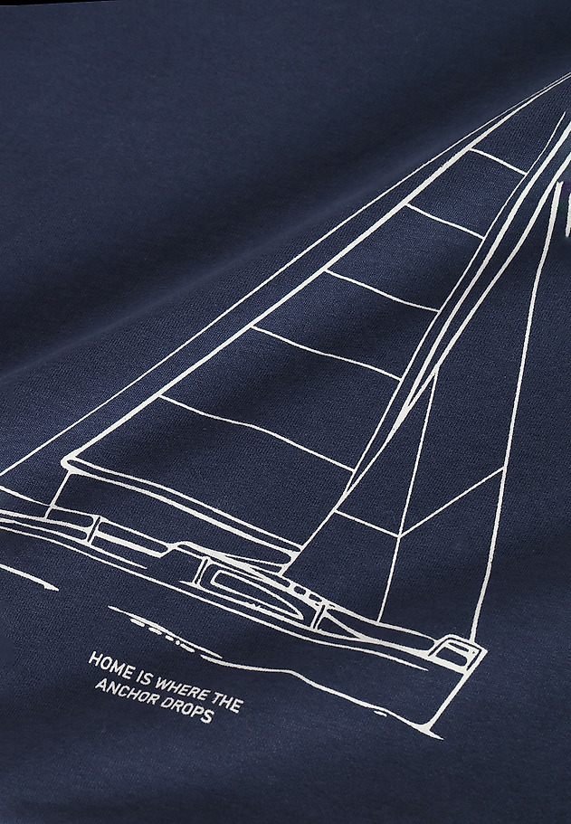 MEN'S COTTON T-SHIRT MIKIN 8 MEN'S COTTON T-SHIRT MIKIN 8 NAVY BLUE 6