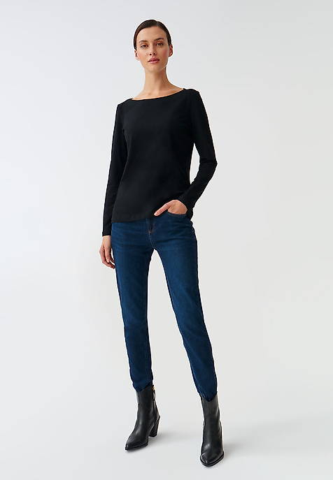 FELVETT HÖLGYBLOUSE MILANI FEKETE 2