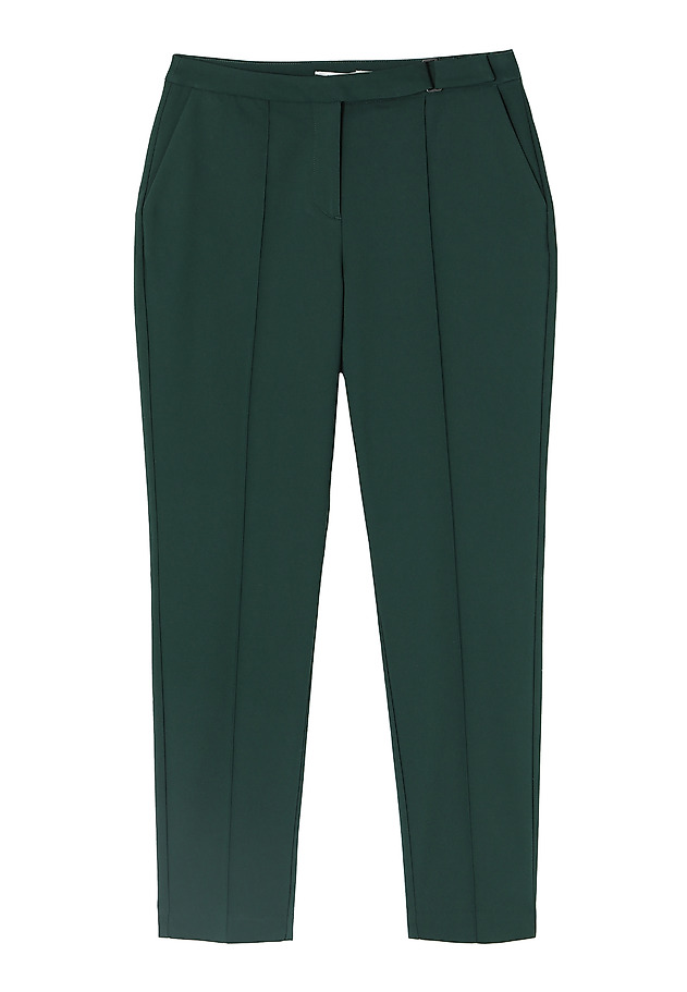 LADIES’ TROUSERS WITH DECORATIVE BUCKLE JAKINA 1 LADIES’ TROUSERS WITH DECORATIVE BUCKLE JAKINA 1 ZIELONY 5