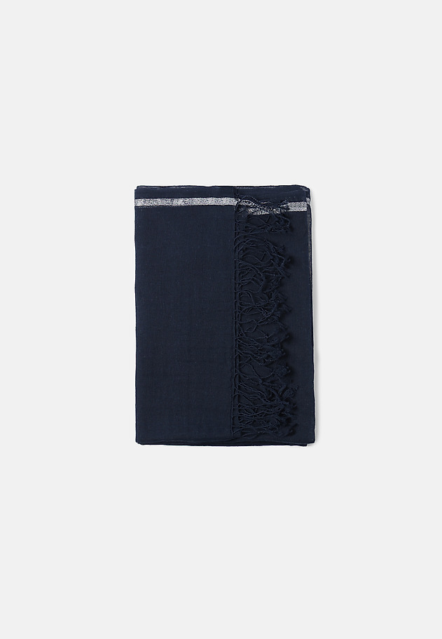 LADIES' SCARF SOLIDI LADIES' SCARF SOLIDI NAVY BLUE 1