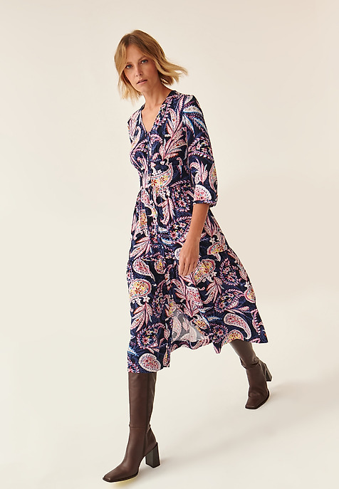 ROCHIE CU IMPRIMEU KAMDI MULTICOLOR 2