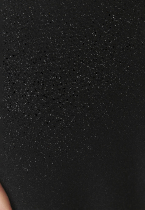 KNITTED SKIRT WITH METALLISED YARN — LUMINA BLACK 2