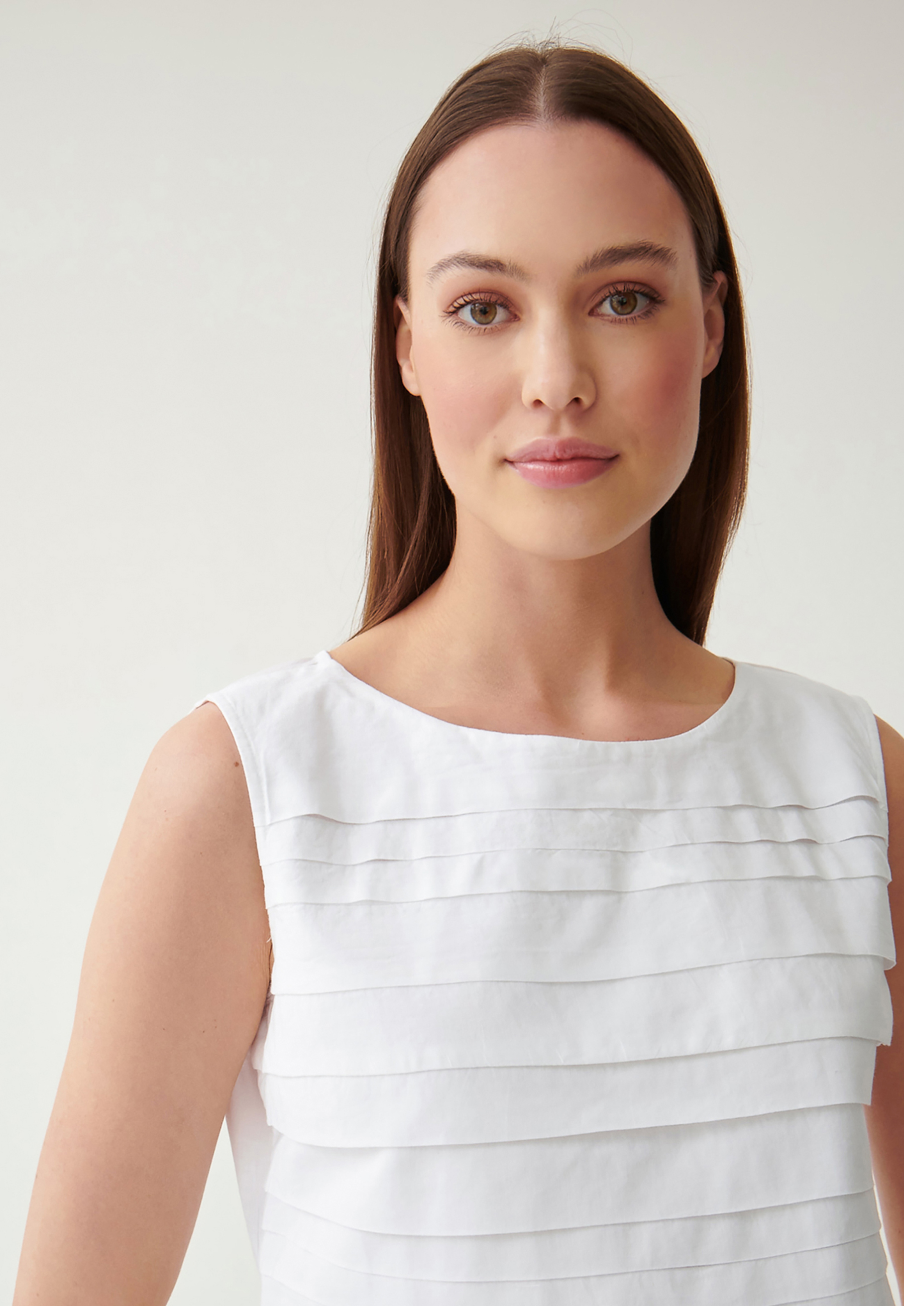 BLUZKA DAMSKA BAWEŁNIANA LOKA BIAŁY 2