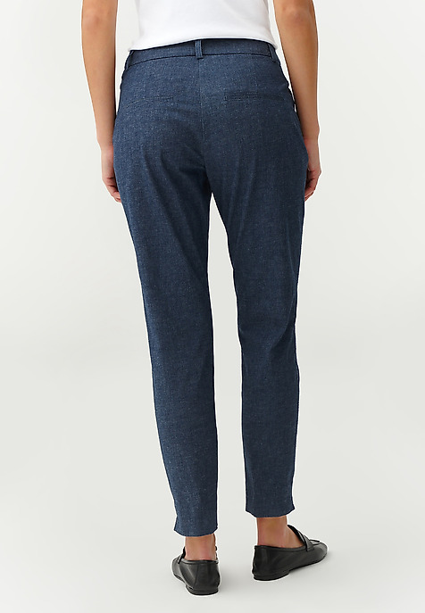 LADIES’ CLASSIC DENIM TROUSERS - MALOKO BLUE 2