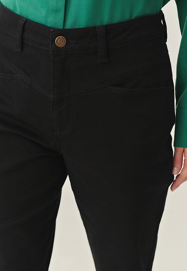 DENIMOWE SPODNIE SLIM FIT - YOKO 2 DENIMOWE SPODNIE SLIM FIT - YOKO 2 CZARNY 4