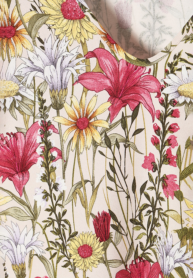 LUŹNA BLUZKA DAMSKA W KWIATY AFELIANNA LUŹNA BLUZKA DAMSKA W KWIATY AFELIANNA MULTIKOLOR 5