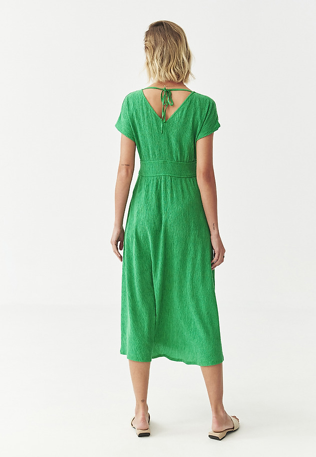 WOVEN DRESS WITH LYOCELL - TABITA 1 WOVEN DRESS WITH LYOCELL - TABITA 1 GREEN 2