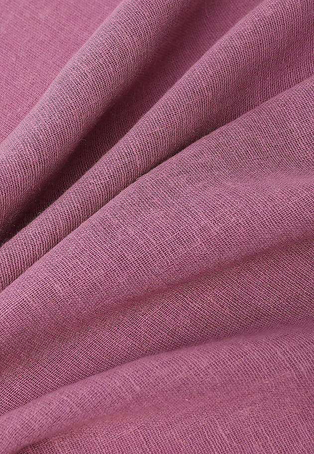 LADIES' COTTON AND LINEN SCARF - VIDA 1 LADIES' COTTON AND LINEN SCARF - VIDA 1 FIOLETOWY 5