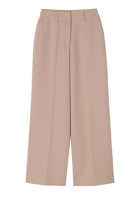 LADIES’ TROUSERS WITH EDGE AND WIDE LEG MASDA 1 BEIGE 2