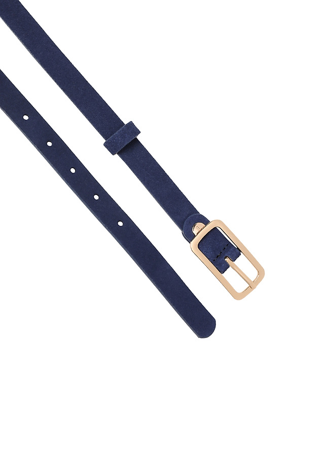 LADIES' SUEDE BELT — IMA LADIES' SUEDE BELT — IMA GRANATOWY 3