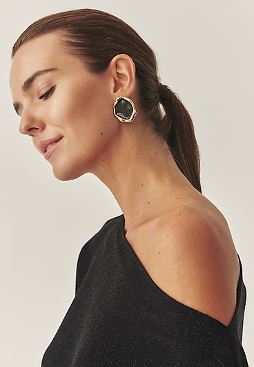 STYLISH EARRINGS WITH RESIN - JEWELLE STYLISH EARRINGS WITH RESIN - JEWELLE