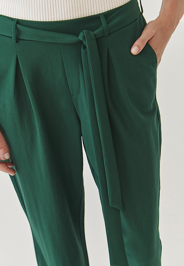 LADIES’ PANTS WITH ELASTIC AROUND THE WAIST - ZAMIRIA LADIES’ PANTS WITH ELASTIC AROUND THE WAIST - ZAMIRIA ZIELONY 4