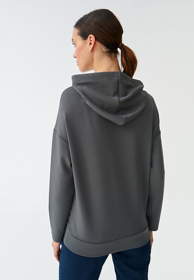 LADIES’ SWEATSHIRT WITH A HOOD MINIKA LADIES’ SWEATSHIRT WITH A HOOD MINIKA SZARY 4