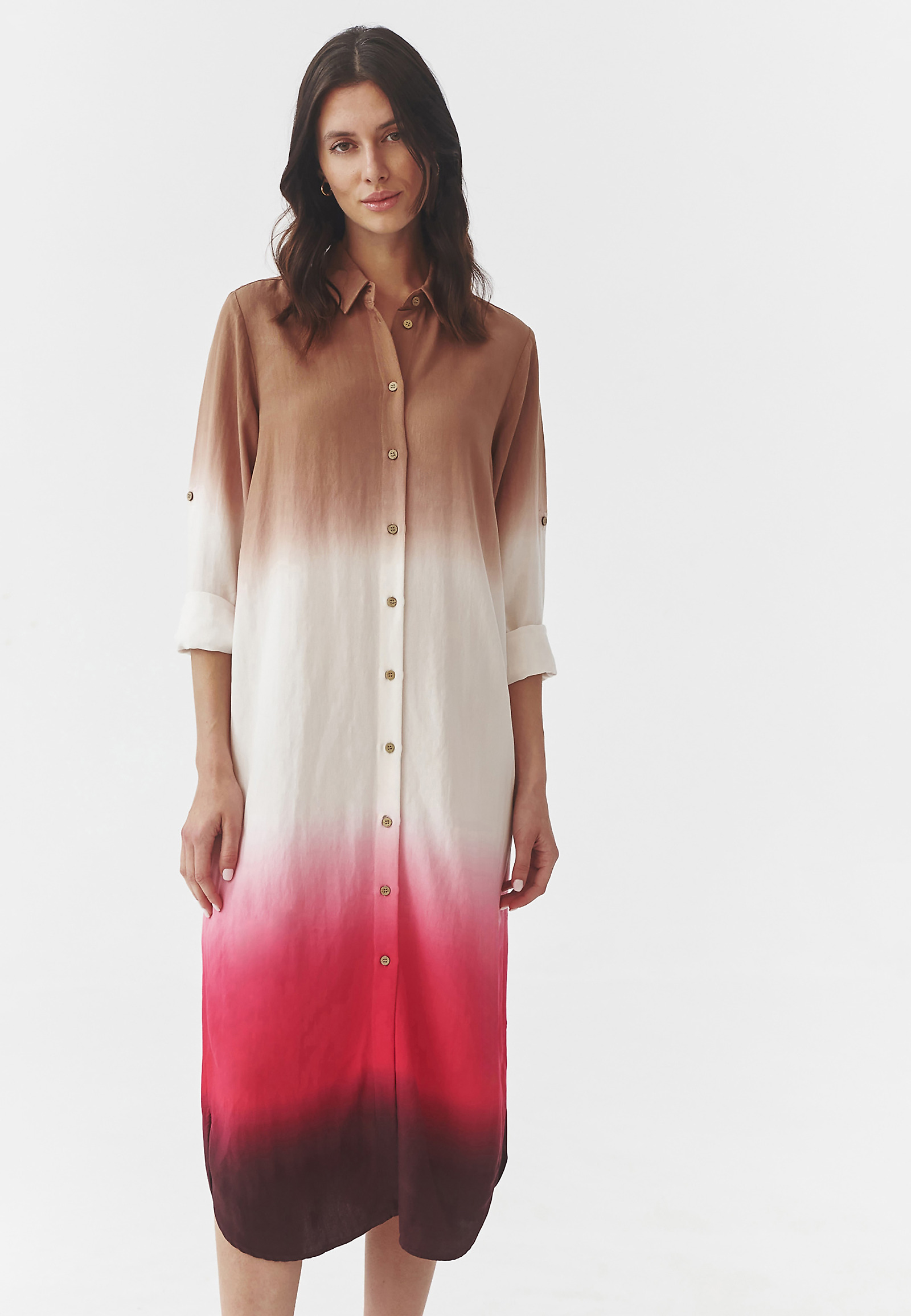 KOŠEĽOVÉ MIDI ŠATY S GRADIENTNOU POTLAČOU – MEKO KOŠEĽOVÉ MIDI ŠATY S GRADIENTNOU POTLAČOU – MEKO VIACFAREBNÝ 97314