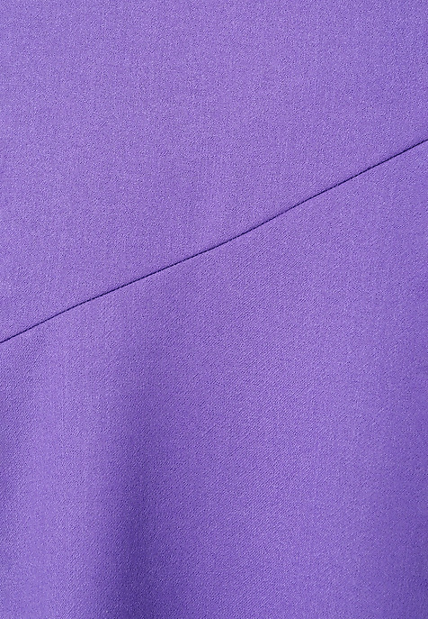 LADIES’ LONG WOOL SKIRT WITH AN ASYMMETRICAL CUT - PALOMA 1 PURPLE 2
