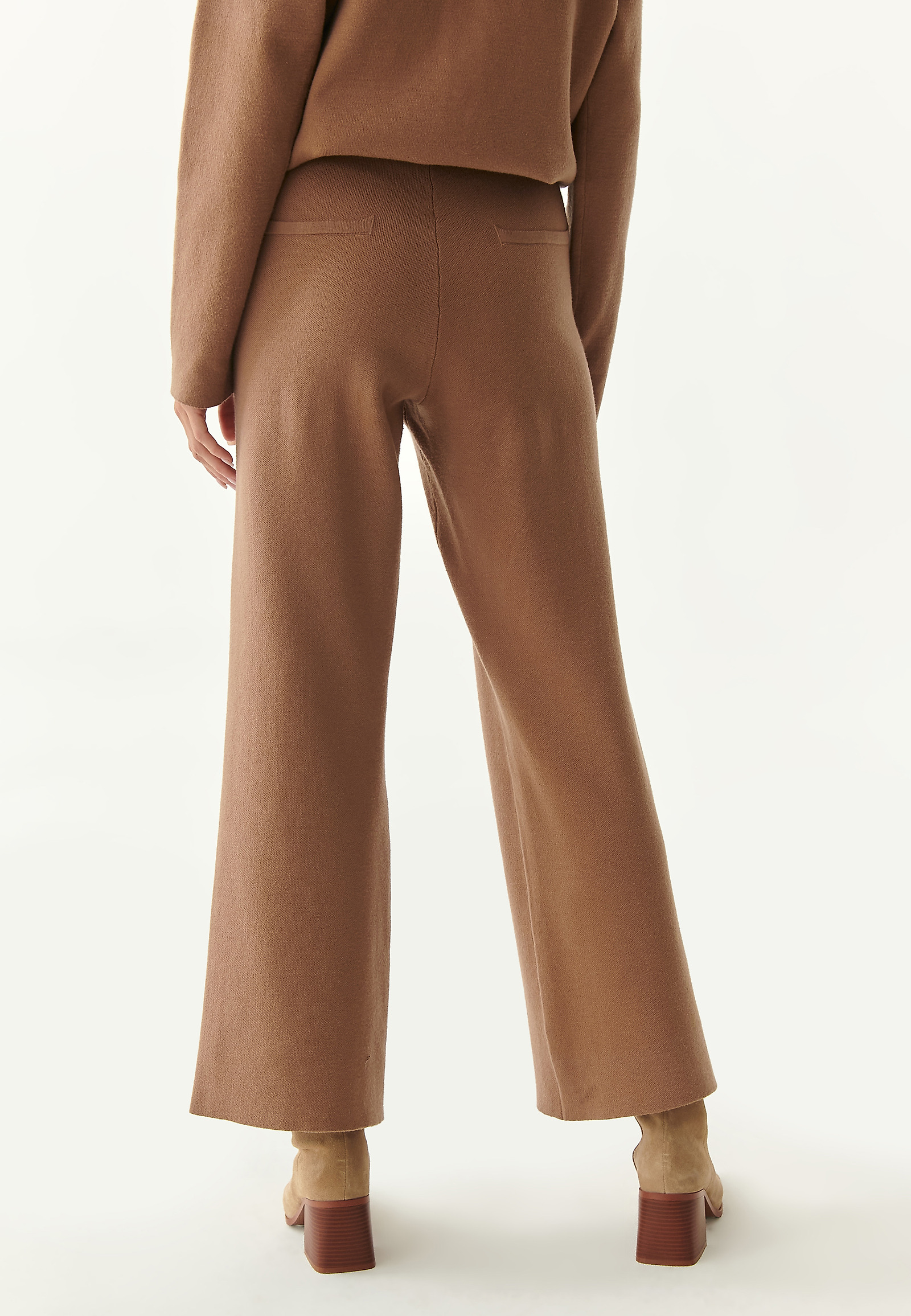 LADIES' KNITTED PANTS BOMIRO LADIES' KNITTED PANTS BOMIRO BEIGE 84610