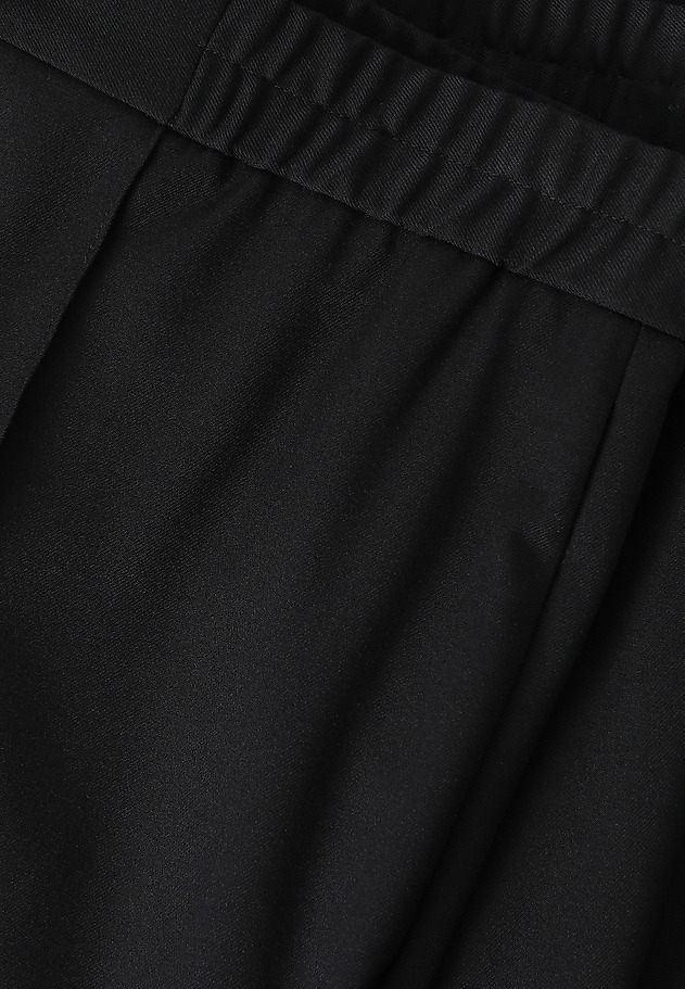 ELEGANT WIDE LEG TROUSERS WITH CREASES - MINTO ELEGANT WIDE LEG TROUSERS WITH CREASES - MINTO BLACK 8