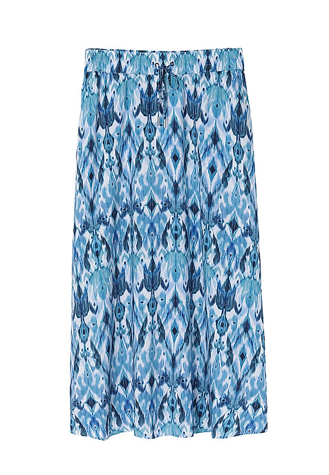 LADIES' PRINTED MAXI DRESS SAND 4 MULTICOLOR 2
