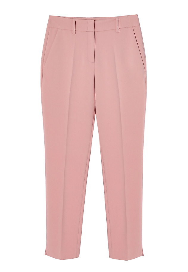 ELEGANT LADIES’ CUFFED TROUSERS - RIMINI 1 ELEGANT LADIES’ CUFFED TROUSERS - RIMINI 1 PINK 4
