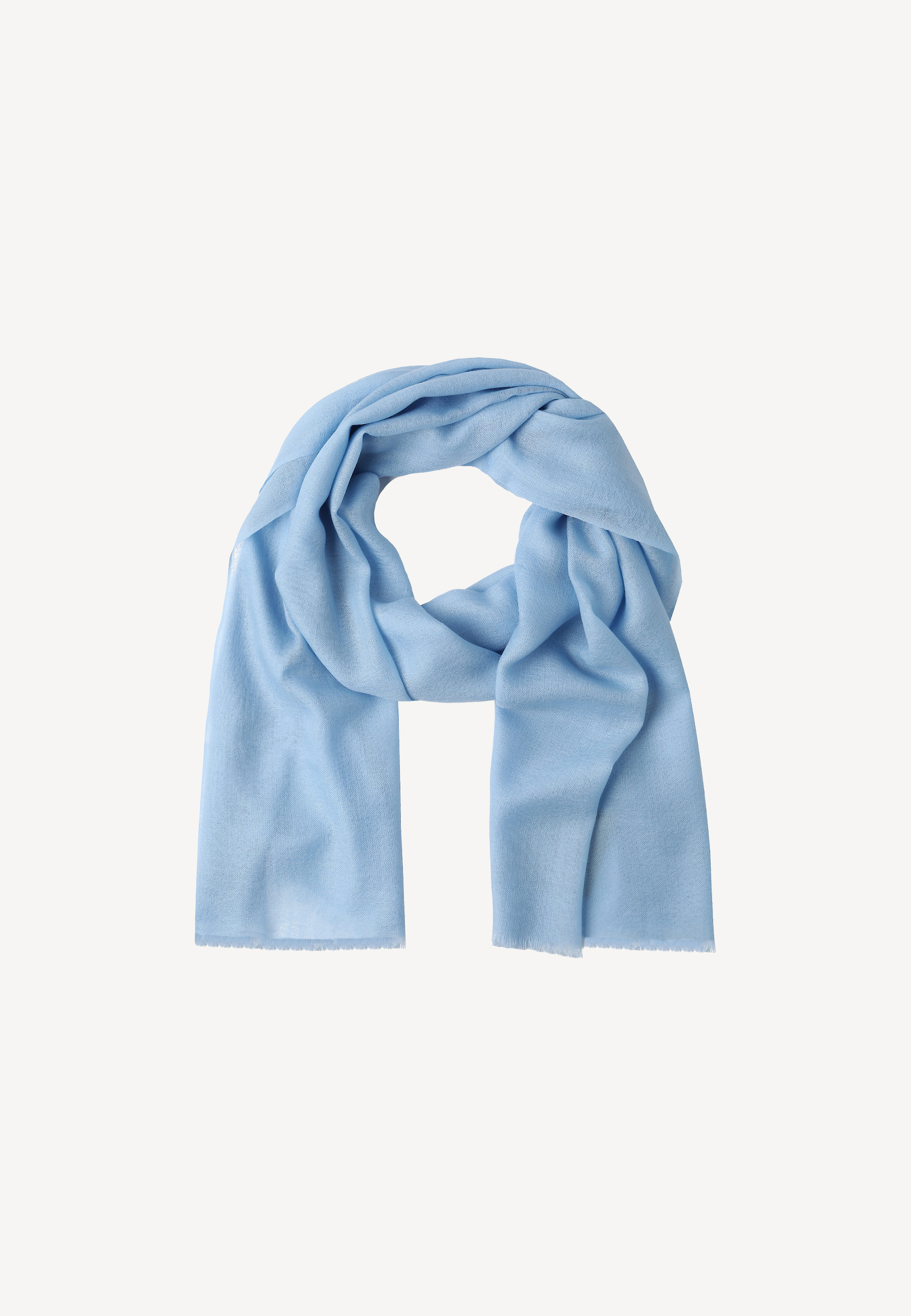 WEŁNIANY SZALIK DAMSKI - EDORI NIEBIESKI 2