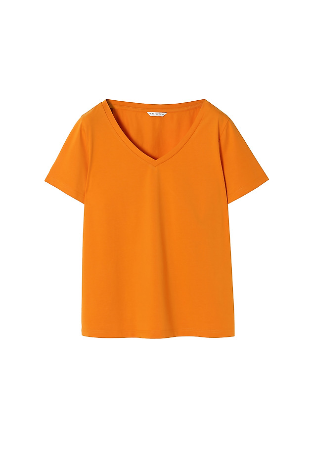 SIMPLE LADIES' BLOUSE NELISA SIMPLE LADIES' BLOUSE NELISA ORANGE 5