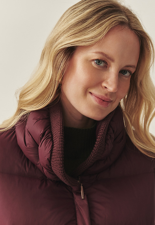 DOWN JACKET WITH STAND-UP COLLAR - BUBO DOWN JACKET WITH STAND-UP COLLAR - BUBO RED 6